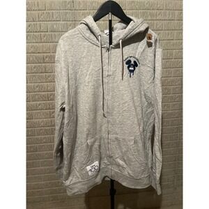 Disney 100th Anniversary Mickey Mouse Gray Zip Up Hoodie Jacket XL